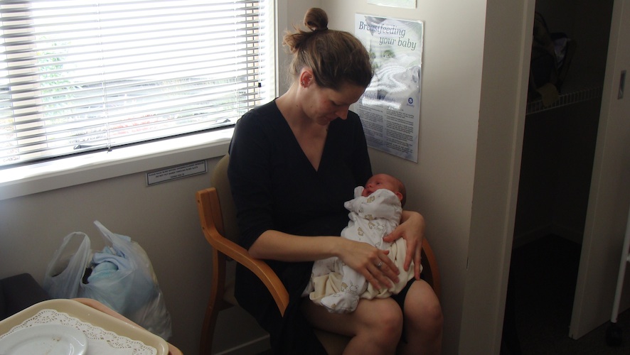 Toby and mum